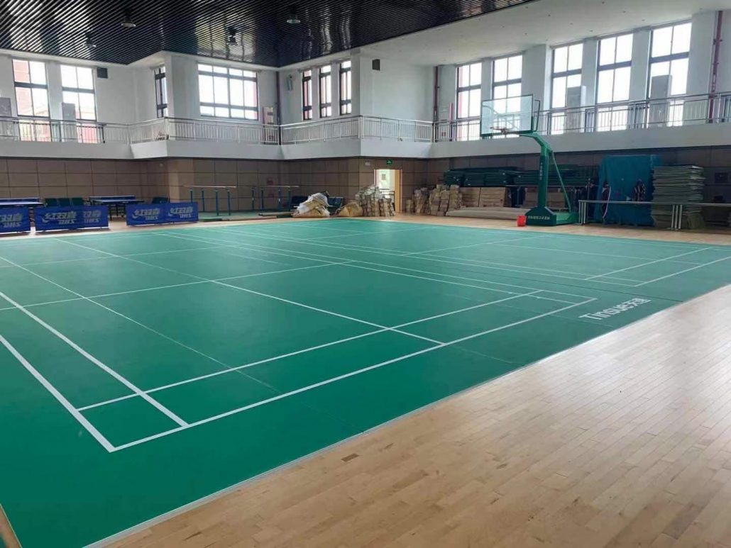 朱家角天速羽毛球PVC运动地板